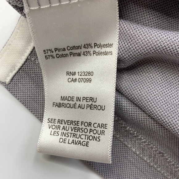 Travis Mathew Gray Short Sleeve Polo Shirt - Picture 6 of 8